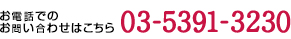 お電話でのお問い合わせはこちら 03-5391-3230