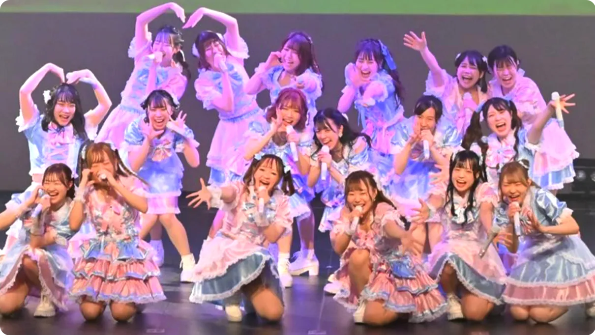 イベントでは憧れのステージ衣装を着て本物のアイドルのように！